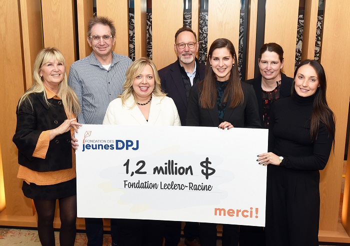 Don record de 1,2 million de dollars remis à la Fondation pour aider les tout-petits